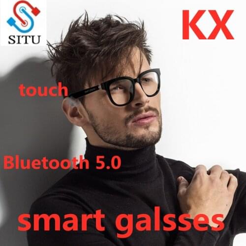 2020 Smart Glasses Wireless Bluetooth 5.0 Hands-free Calls Apt-X High Definition Audio Open Ear Anti-blue Lense Smart Sunglasses