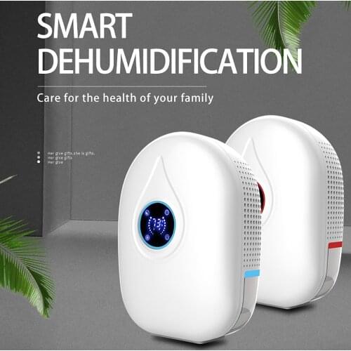 Intelligent Household Portable Removable Water Tank Mini Electric ABS Plastic Smart Air Dehumidifier