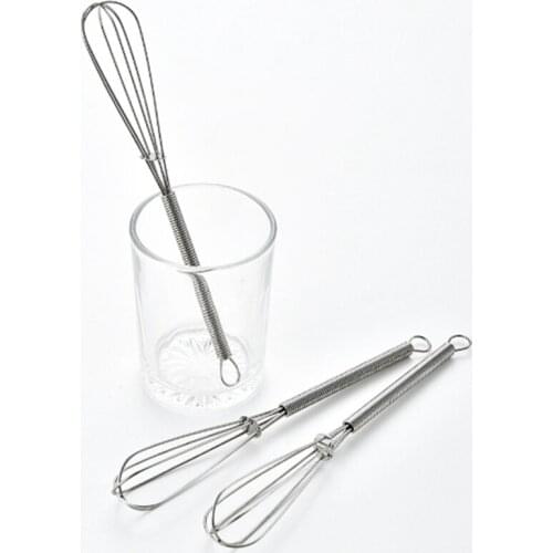 Stainless Steel Egg Stirring Balloon Whisk Manual Egg Beater Mixer Kitchen Baking Utensil Cream Butter Whisk