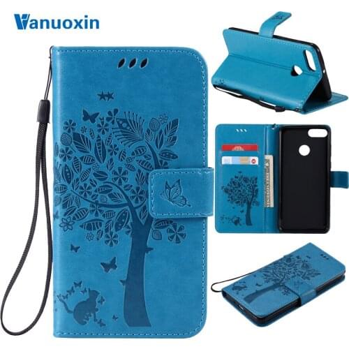 Y9(2018) Phone Cases sFor coque Huawei Y9 2018 case For Fundas Huawei Y 9 Y9 2018 case 3D Cat Wallet Magnet Flip Leather Case