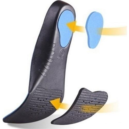 1Pair Foot Arch Support Spring Yard EVA Adult Flat Orthotics Orthopedic Insoles For Men Women Unisex Arch Support Sport Shoe Pad