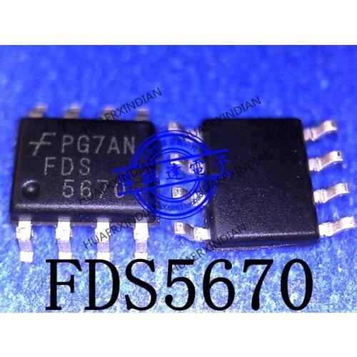 1Pieces New Original FDS5670-NL FDS 5670 SOP8 N 10A 60V In Stock Real Picture