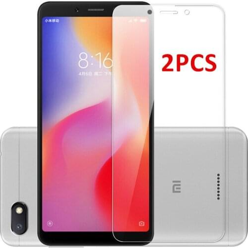 2Pcs Tempered Glass For Xiaomi Redmi 6A 6 Screen Protector on Redmi 5A 4A 3 3s 3Pro Note 3ProCristal Protective Glass For Xiomi