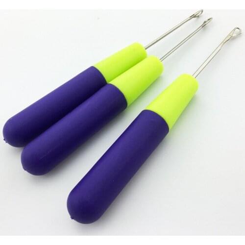 2Pcs Latch Hook Crochet Needle - For Making Braiding Hair Senegalese Twist Crochet Braids Hair DIY Craft Knitting Tools
