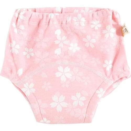 23GD 9-Layer Cotton Baby Diaper Pants Toddler Training Underwear for Boy and Girls Potty Training Strong Absorbent Diapers