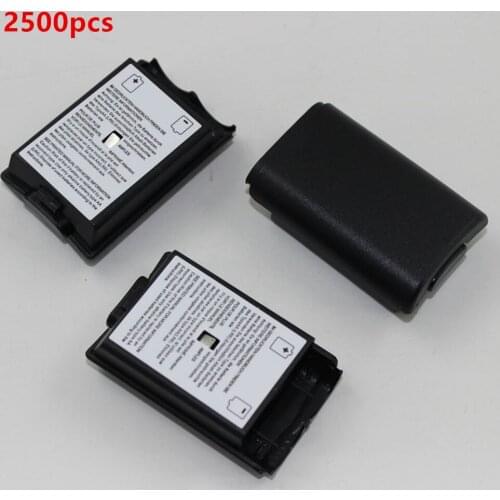 2500pcs for XBOX 360 Controller gamepad AA Battery pack Cover Case Door repair part