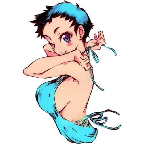 3D Cartoon Graffiti Car Sticker Build Fighter Anime Wrap Sexy Girl Fuel Tank Cap Bumper Decal Vinyl Waterproof Styling