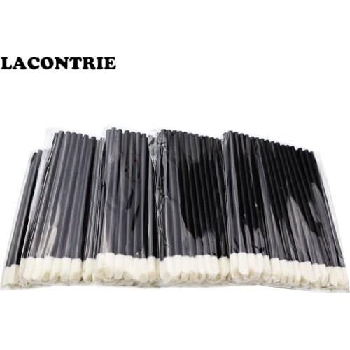 50 Pcs Disposable Lip Brush Cotton Swab Eyeshadow Nail Art Brushes No Lint Portable Gloss Wands Applicator Lipstick Brush Tools