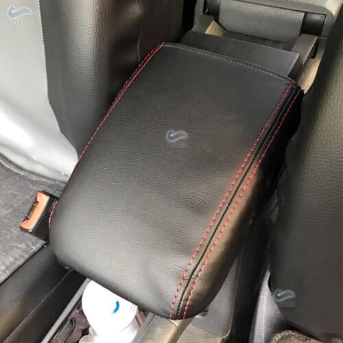 Car Styling Center Control Armrest Box Cover microfiber leather Pad for VW Golf 5 MK5 Jetta 2005 2006 2007 2008 2009 2010
