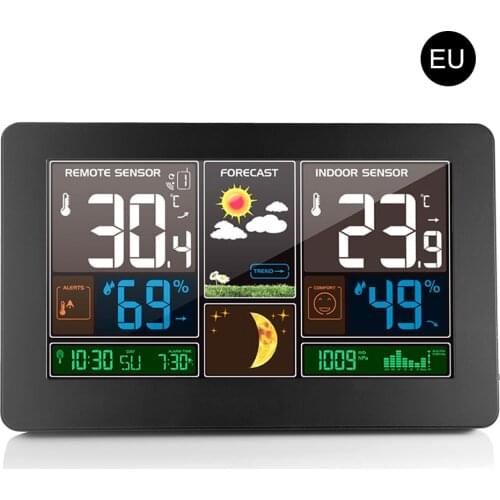 Wireless Weather Station 3-in-1 Weather Thermometer Hygrometer Room Temperature Monitor Humidity Meter Air Pressure Gauge