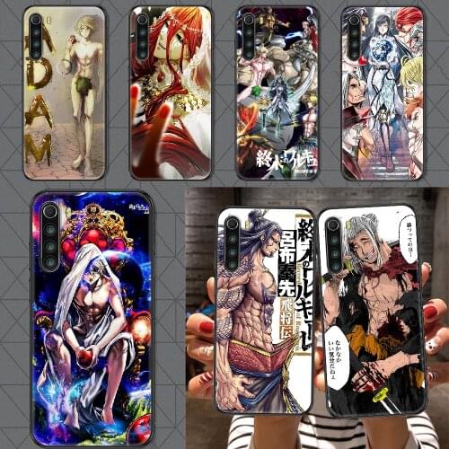 Record of Ragnarok Anime Phone case For Xiaomi Redmi Note 7 7A 8 8T 9 9A 9S 10 K30 Pro Ultra black luxury back trend bumper