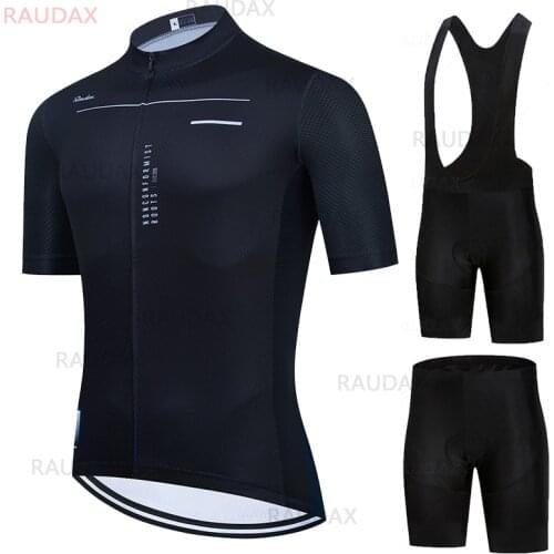 Black Cycling Clothing 2021 Mens Summer Short Sleeves Bicycle Clothing Mountain Bike Uniform Triathlon Ropa Ciclismo Verano Set