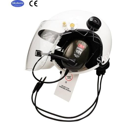 EN966 certified Aviation Communication Helmet Flight helmet for gliding, ultralight and PPG