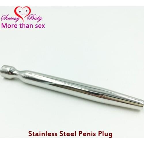 DA-020 110MM Hollow Urethral Dilators Stainless Steel Urethral Plug Penis Plug Urethra Sounds Tube Stretching Sex Toys for Men