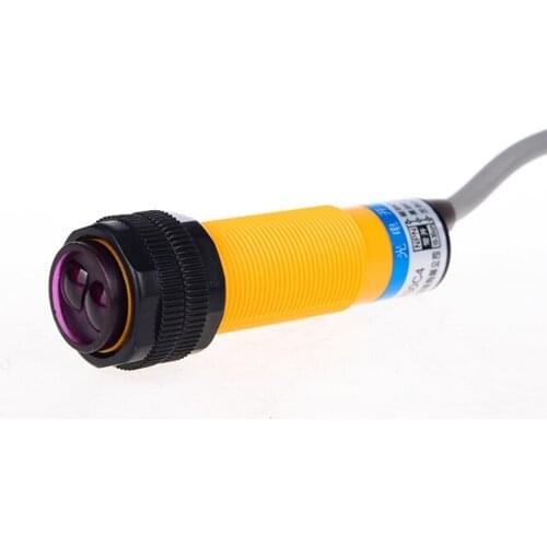 M18 photoelectric switch E3F-DS30C4 diffuse reflection type 10-30CM three-line NPN normally open 24V