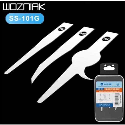 SUNSHINE SS-101G Scraping Knife IC Chip Remove Blade for Phone CPU NAND Hand Polished Dot Matrix Projector Repair Tool