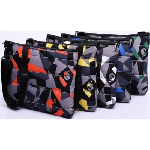 Camouflage Fashion space cotton package down jacket bag large capacity winter nylon shoulder bag sac a main computerb