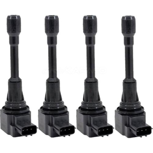 4pcs Ignition Coil 22448-JA00C 22448-ED000 For Nissan Altima Sentra Versa X-Trail NV200 Tiida C11 Infiniti Frontier FX50 M56