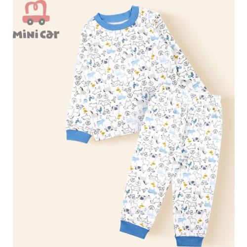 0-3year Baby Clothes Set Winter 100% Cotton Newborn Baby Boys Girls Clothes 2PCS Baby Pajamas Unisex Kids Clothing Sets