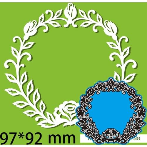 97*92mm FLOWER CIRCLE new Metal Cutting Dies for decoration card DIY Scrapbooking stencil Paper Craft Album template Dies