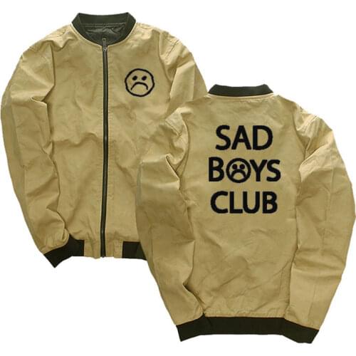 Lil Peep men jackets and coats drop shipping jackets windbreaker coat streetwear Stand Collar hot Sale Striped clothes wholesale