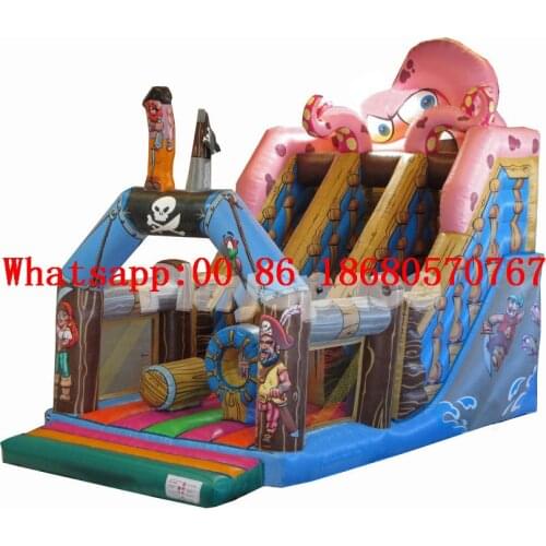 China Guangzhou) Factory direct inflatable slide / castle / trampoline / pool slide YLY-Y42