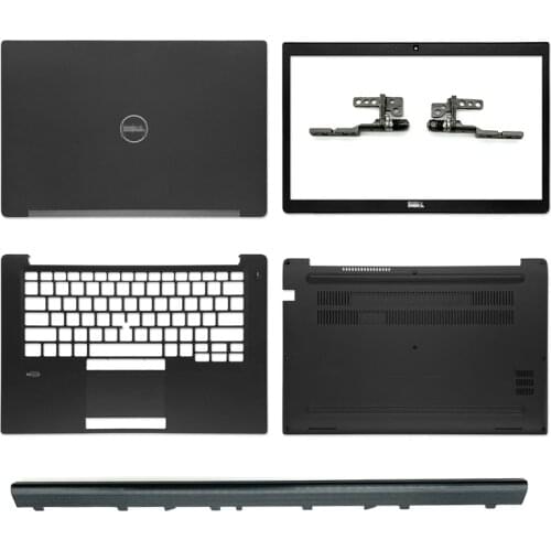 NEW For Dell Latitude E7490 7490 Laptop LCD Back Cover/Front Bezel/Hinges/Hinge Cover/Palmrest/Bottom Case Non Touch Black