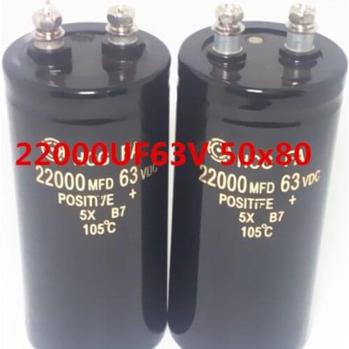 NEW 63v 22000uf Electrolytic Capacitor 22000UF 63V 50x80mm