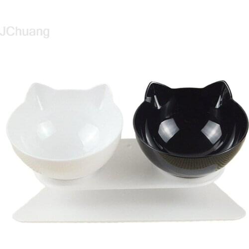 15 Degree Basin Oblique Mouth Double Bowl Dog Bowl Pet Cat Dog Food Bowl Anti-vomiting Ortopedic Cat Bowl
