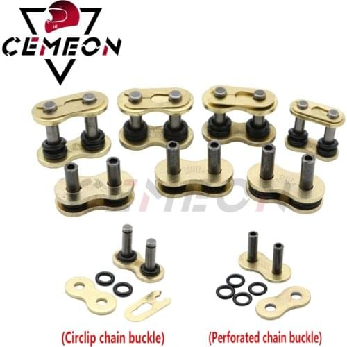 Honda Yamaha Kawasaki Suzuk Motorcycle Chain Buckle 428/520/525/530 O Type Thick Oil Seal Chain Lock Ring Chain Joint Chain Link