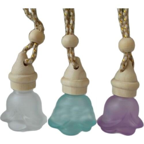 6ML 40pcs/lot Empty Glass Perfume Bottle with Wooden Cap, Elegant Matte Glass Perfume Bottle, High Class Perfume Packing Bottle