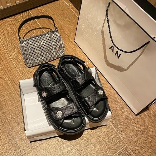 Gladiator Sandals Womens Summer Footwear Fashion Womens Sandals 2021 Flat Shoes Woman Heels for The Beach Shoes Female Solid