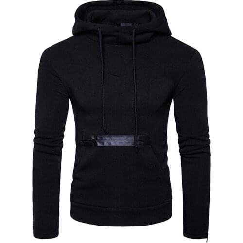 Fashion Casual Fleece Hoodies Men 2021 Brand Streetwear Hoodie Sweatshirt Men Slim Fit Long Sleeve Hooded Pullover Male Sudadera