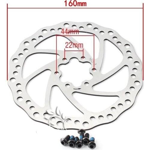 160MM Brake Disc for ZERO 10X DUALTRON Thunder Ultra DT3 Spider Kaabo Wolf Warrior Electric Scooter Brake Parts