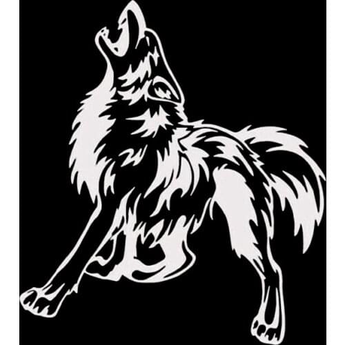 15*15cm wolf For Auto Car/Bumper/Window Vinyl Decal Sticker Decals Fashion Personality Creativity Classic Attractive
