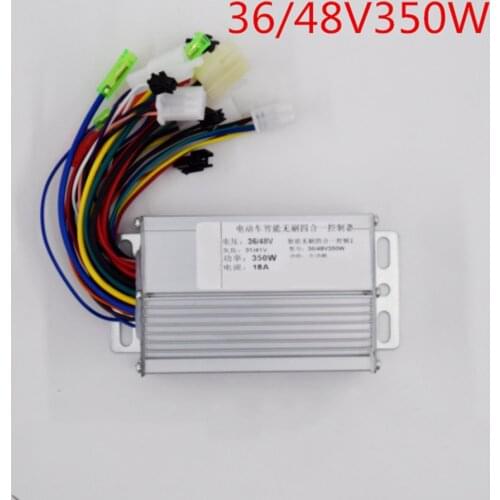 High Quality 36V 48V 350W Electric Bicycle E-bike Scooter Brushless DC Motor Controller