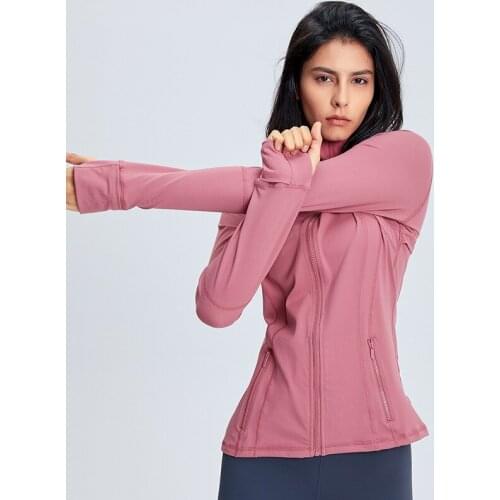 Womens Shirt Breathable Gym Yoga Fitness Sport Jacket Lulu Women Tops Crop Top Sportswear Workout Long Sleeve Female Clothing