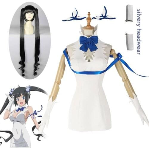 Hestia Cosplay Costume Sexy Dress Anime Is It Wrong That I Want to Meet You in a Dungeon Halloween Cosplay Costume Women Dress