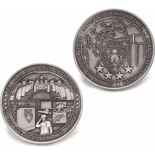 Custom antique silver 3D coins cheap custom made military coins new style round Commemorative coins