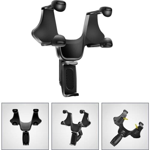 Car Rearview Mirror Phone Stand Professional Rearview Stand Sturdy Phone Stand
