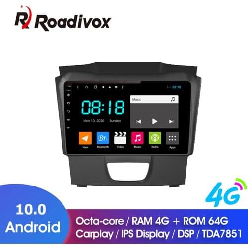 9" Android 10.0 RAM4G ROM64 G for Isuzu D-MAX DMAX 2015-2018 Car Dvd Gps Navigation Radio Multimedia Player Stereo Head Unit