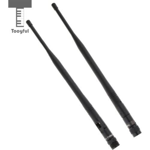 Tooyful UHF Wireless Microphone Mic Gain Antenna Signal Line Black - TNC/BNC