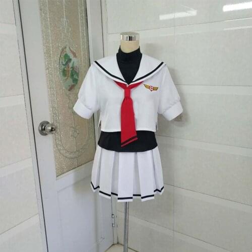 Cardcaptor card captor Sakura Kinomoto Sakura cosplay costume japanese school uniform costume full set sailr cosplay