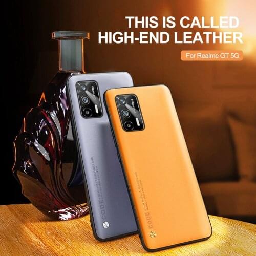 Cover For Realme Narzo 30 5G GT Neo Case Plain Leather TPU Bumper Protect Shell Realmi Realm C21 8 7 5G X7 Pro Ultra Coque Funda