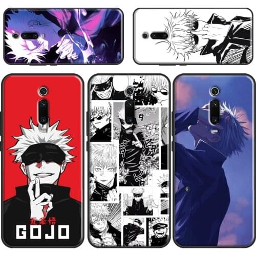 Gojo Satoru Jujutsu Kaisen Anime For Xiaomi Mi 11 Lite Case For Xiaomi Mi 11 Ultra 9 10 Lite 10T Pro POCO F3 M3 X3 Pro Case