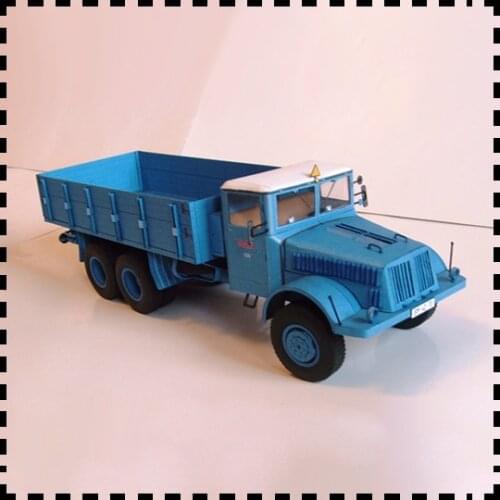 Czechoslovakia Tatra 111 Heavy truck 1:32 Scale DIY Handcraft Paper Model Kit Puzzles Handmade Toy DIY
