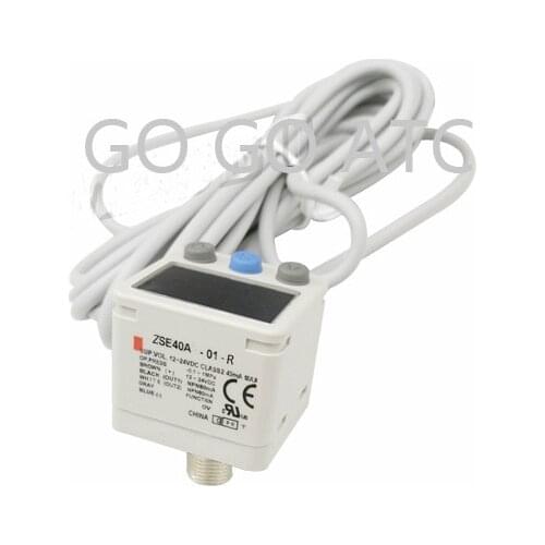 SMC type digital display pressure switch ISE40A-01/ZSE40A-01/ZSE40AF-01 positive / negative / mixed pressure R1/8 x M5 DC12-24V