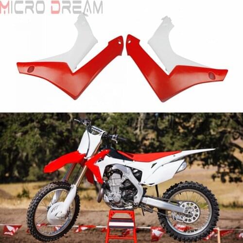 For CRF 250R 450R Dirt Bike Motocross Bodywork Front Radiator Shrouds Fairing Cover For Honda CRF450R 2013-2016 CRF250R 14-17