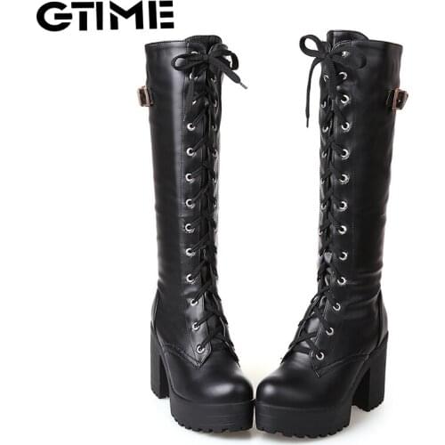 Женские высокие ботинки GTIME China At AliExpress