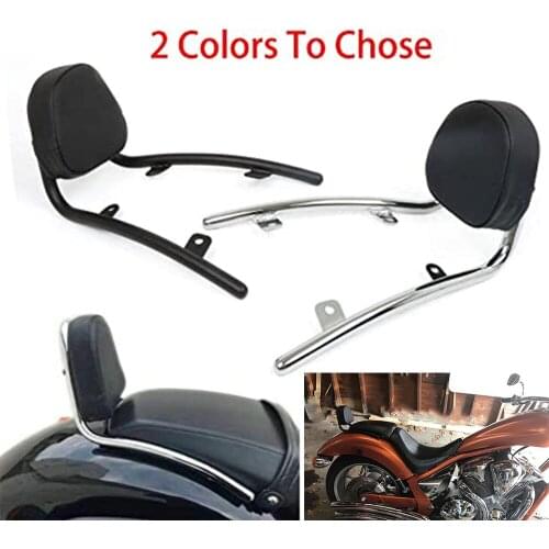 Chrome Passenger Backrest Sissy Bar Motorcycle Accessories Luggage Rack Black For Honda Fury VT1300CX VT1300 CX 2010-2021 2020